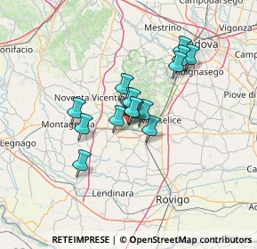 Mappa Via Sabina, 35042 Este PD, Italia (9.20467)