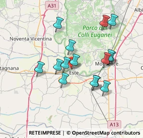 Mappa Via Sabina, 35042 Este PD, Italia (6.51267)