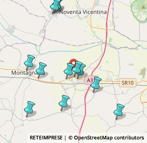 Mappa Via Roaro, 35040 Borgo Veneto PD, Italia (4.3325)