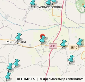 Mappa Via Roaro, 35040 Borgo Veneto PD, Italia (6.43667)