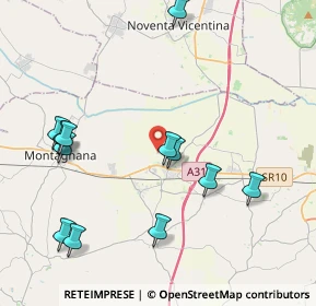 Mappa Via Roaro, 35040 Borgo Veneto PD, Italia (4.54917)