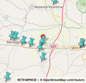 Mappa Via Roaro, 35040 Borgo Veneto PD, Italia (4.96545)