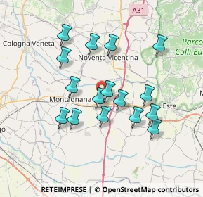 Mappa Via Roaro, 35040 Borgo Veneto PD, Italia (6.47688)