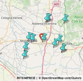 Mappa Via Roaro, 35040 Borgo Veneto PD, Italia (6.71583)