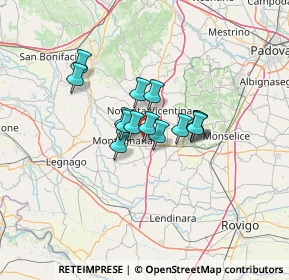 Mappa Via Roaro, 35040 Borgo Veneto PD, Italia (8.16143)