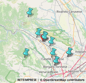 Mappa Via Luigi Cibrario, 10073 Ciriè TO, Italia (6.57909)