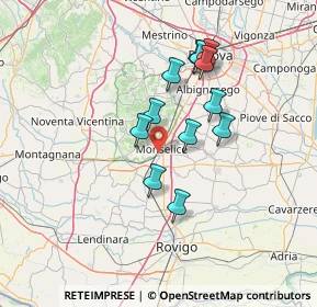 Mappa Via Tiziano, 35043 Monselice PD, Italia (11.73)
