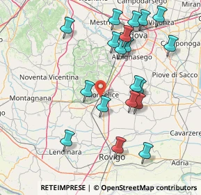 Mappa Via Tiziano, 35043 Monselice PD, Italia (16.60158)