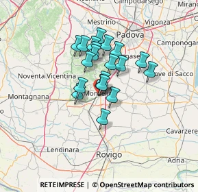 Mappa Via Vò Dè Buffi, 35043 Monselice PD, Italia (9.245)