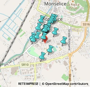 Mappa Via Vò dei Buffi, 35043 Monselice PD, Italia (0.2805)