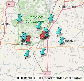 Mappa Via Vò Dè Buffi, 35043 Monselice PD, Italia (5.518)