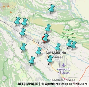 Mappa Via Giuseppe Garibaldi, 10073 Ciriè TO, Italia (3.48071)