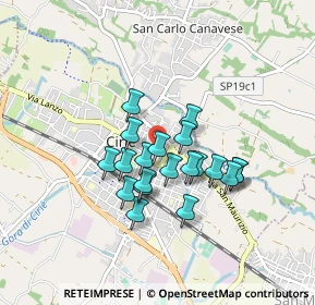 Mappa Via Giuseppe Garibaldi, 10073 Ciriè TO, Italia (0.6535)