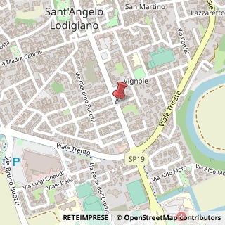 Mappa Via Giuseppe Mazzini,  67, 26900 Sant'Angelo Lodigiano, Lodi (Lombardia)