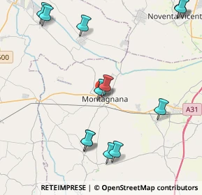 Mappa 35044 Montagnana PD, Italia (5.05583)