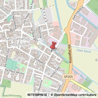 Mappa Via Porta Pescarina, 58, 27010 San Genesio ed Uniti, Pavia (Lombardia)