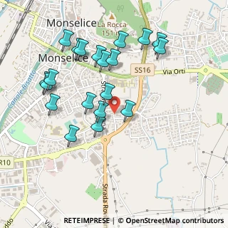 Mappa Via Porta Valesella, 35043 Monselice PD, Italia (0.5)