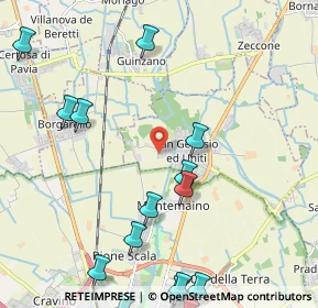 Mappa Via Giovanni dalle Bande Nere, 27010 San Genesio Ed Uniti PV, Italia (3.2955)