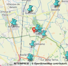 Mappa Via Giovanni dalle Bande Nere, 27010 San Genesio Ed Uniti PV, Italia (2.675)