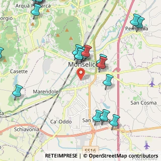Mappa Via Tagliamento, 35043 Monselice PD, Italia (2.79)