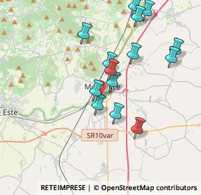 Mappa Via Livenza, 35043 Monselice PD, Italia (3.70857)