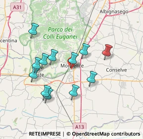 Mappa Via Livenza, 35043 Monselice PD, Italia (6.775)