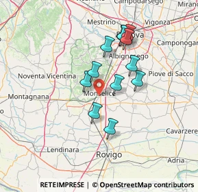 Mappa Via Livenza, 35043 Monselice PD, Italia (11.62417)
