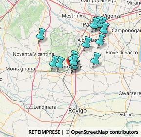 Mappa Via Livenza, 35043 Monselice PD, Italia (10.68929)