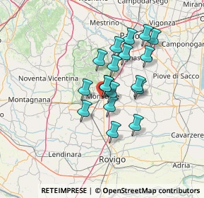 Mappa Via Livenza, 35043 Monselice PD, Italia (10.34056)