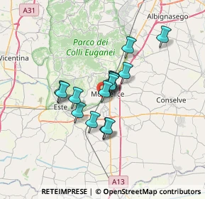 Mappa Via Argine Sinistro, 35043 Monselice PD, Italia (4.60533)