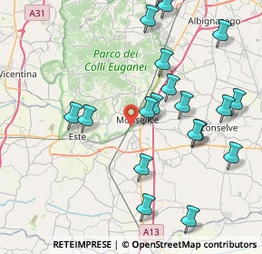 Mappa Via Argine Sinistro, 35043 Monselice PD, Italia (9.252)