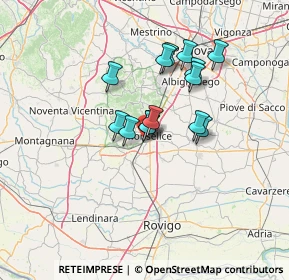 Mappa Via Argine Sinistro, 35043 Monselice PD, Italia (10.22143)