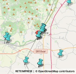 Mappa Via Argine Sinistro, 35043 Monselice PD, Italia (3.62867)