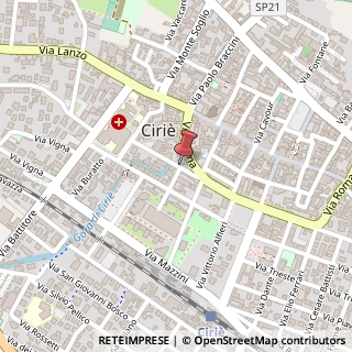 Mappa Via Pescatore Matteo, 12, 10073 Ciriè, Torino (Piemonte)