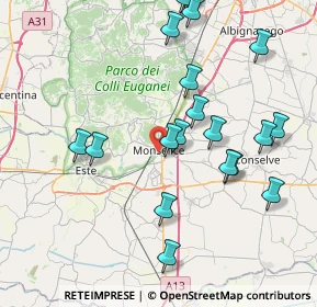 Mappa Largo Carpanedo, 35043 Monselice PD, Italia (8.8395)