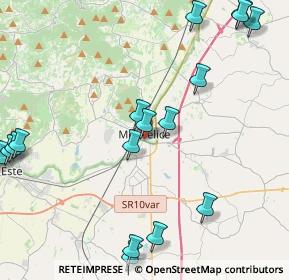 Mappa Via Buggiani, 35043 Monselice PD, Italia (5.8445)