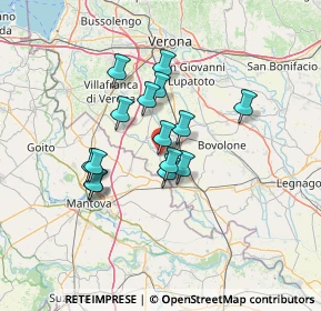 Mappa Via Castello, 37060 Erbé VR, Italia (10.57733)