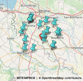 Mappa Via Castello, 37060 Erbé VR, Italia (11.382)