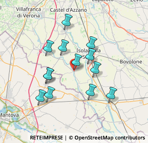 Mappa Via Castello, 37060 Erbé VR, Italia (6.26154)