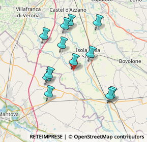 Mappa Via Castello, 37060 Erbé VR, Italia (7.17167)