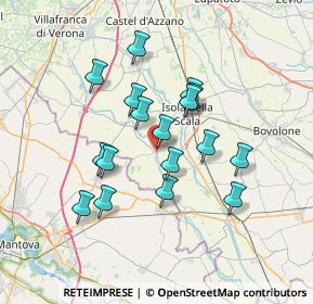 Mappa Via Castello, 37060 Erbé VR, Italia (6.01)