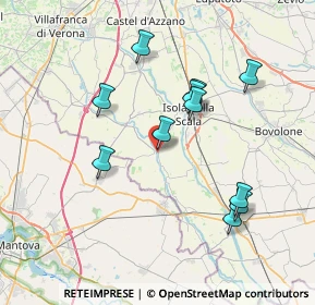 Mappa Via Castello, 37060 Erbé VR, Italia (7.08182)