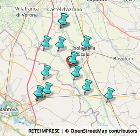 Mappa Via Castello, 37060 Erbé VR, Italia (6.56429)