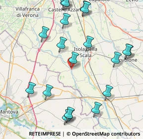 Mappa Via Castello, 37060 Erbé VR, Italia (10.006)