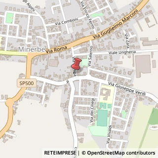 Mappa Via Europa, 27, 37046 Minerbe, Verona (Veneto)