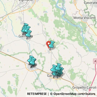 Mappa Via Duemila, 27020 Borgo San Siro PV, Italia (4.62412)
