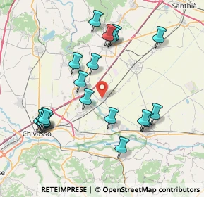 Mappa Via Don Carra, 13040 Saluggia VC, Italia (8.282)