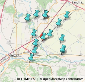 Mappa Via Don Carra, 13040 Saluggia VC, Italia (6.84313)