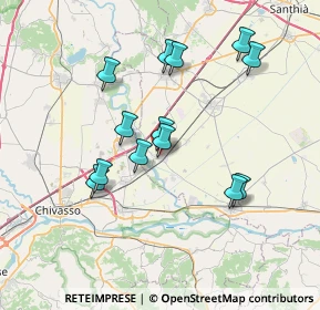 Mappa Via Don Carra, 13040 Saluggia VC, Italia (6.73462)