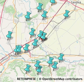 Mappa Via Don Carra, 13040 Saluggia VC, Italia (8.6725)